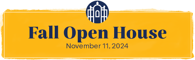 Fall Open House banner